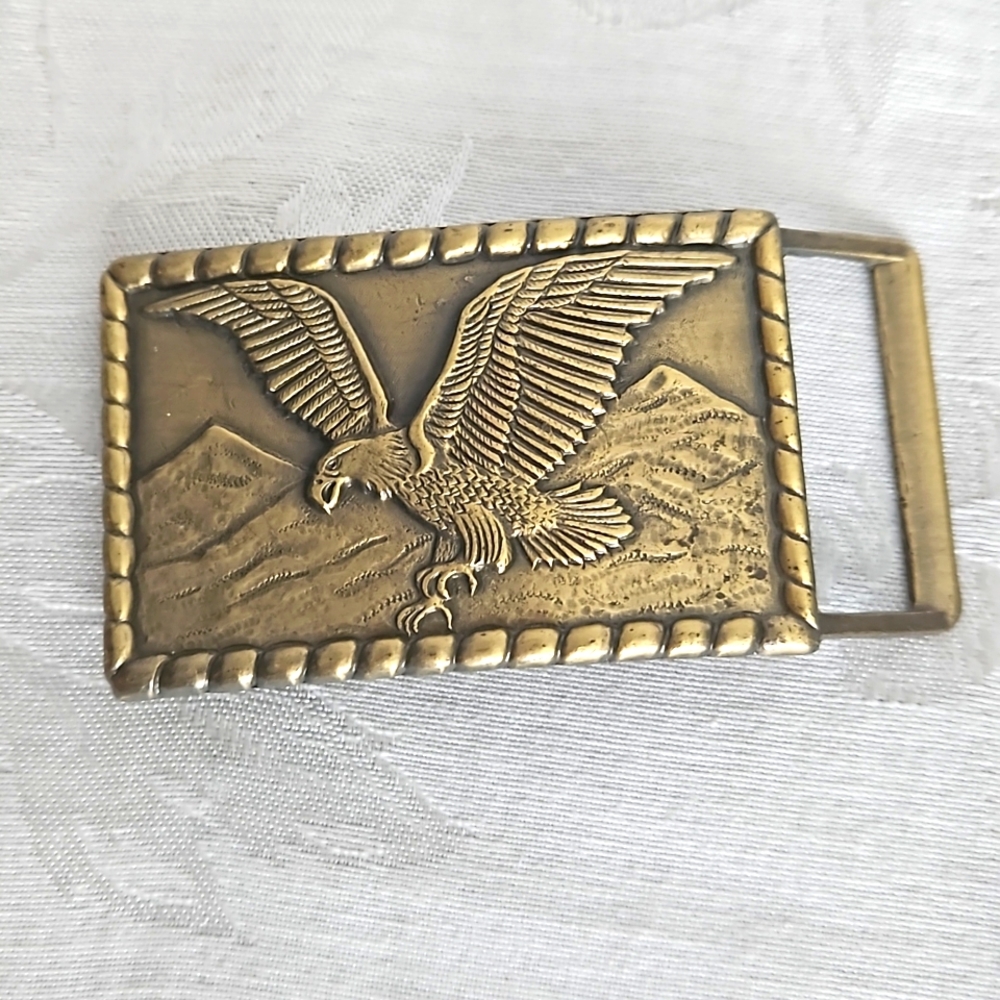 Eagle Brass Buckle.